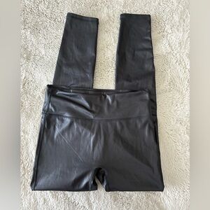 Fabletics Shiny Black Leggings